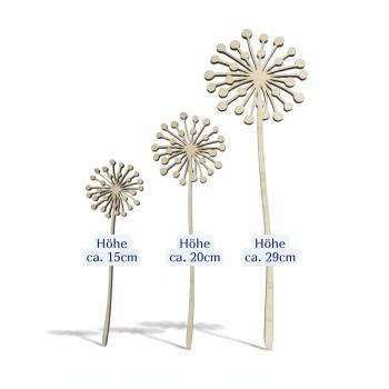 Holz Blumen Wildblumen Dekoration Blumenstrauß aus Holz Wand Deko - verschiedene Motive